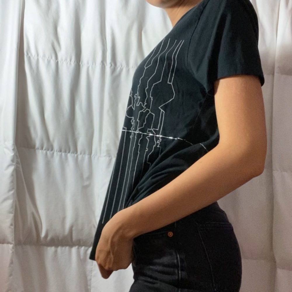 Black Graphic T shirt